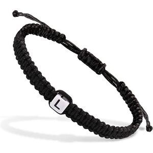 Bracelets For Women Girls Adjustable Initial Bracelet Letter L Charm Cute